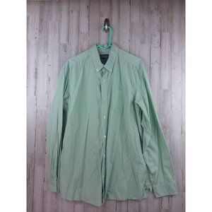 Gap Button Up Shirt Adult Extra Large XL Green Long Sleeve Classic Fit